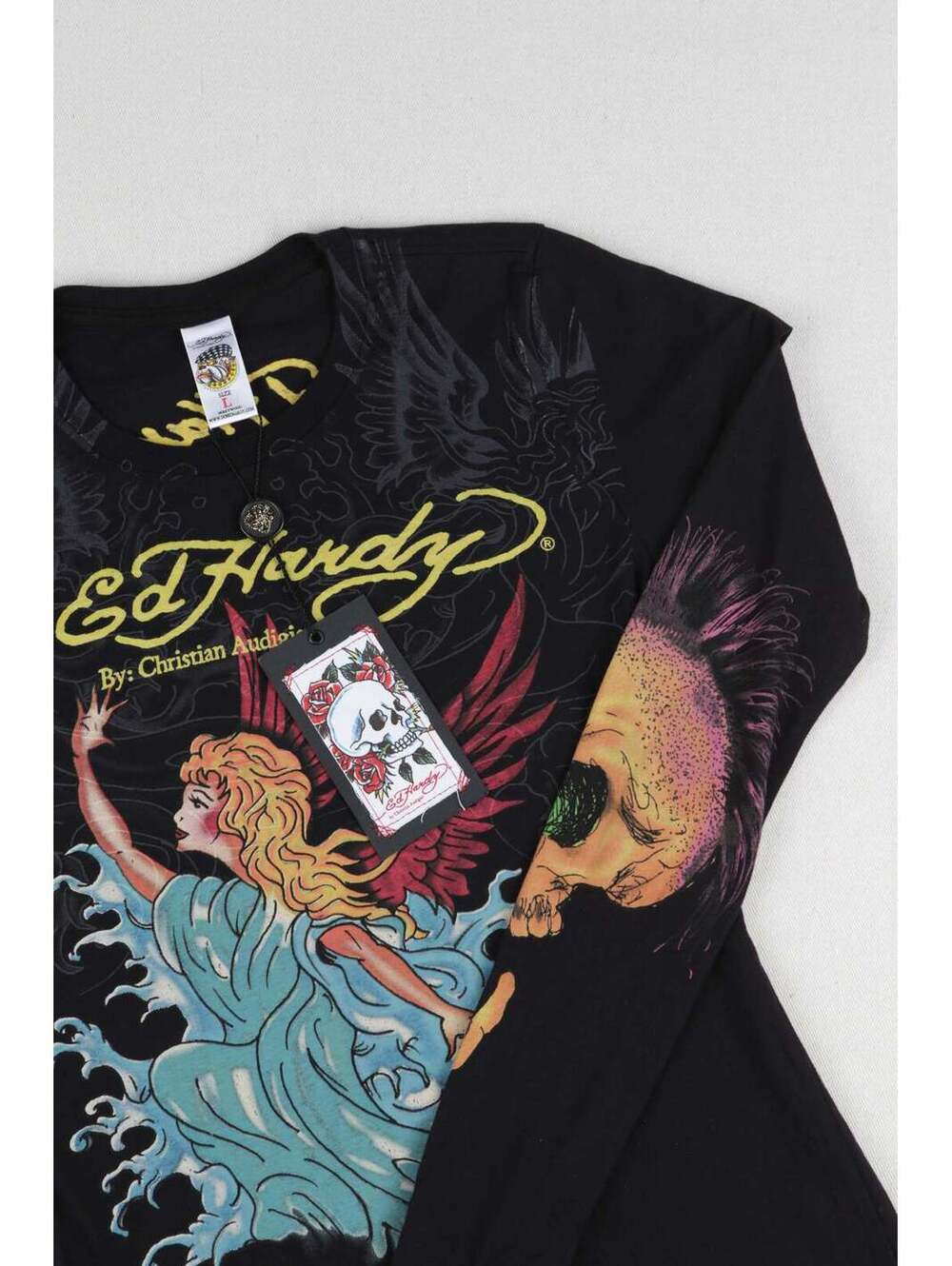 Ed Hardy By Christian Audigier Siren Long Sleeve T-Shirt